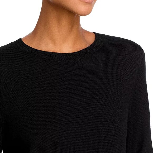 Veronica Beard Amirah Mixed-Media Sweater | NWT | Size M | Black - Picture 4 of 10